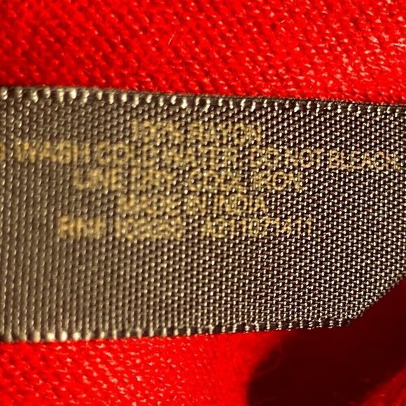 Lane Bryant Red oversized scarf or wrap 89 x 21 modern minimalist  essential - Picture 7 of 7